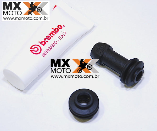 Borrachas das Pinças de Freio Traseiro e Dianteira Original KTM Brembo KTM 2007 a 2025 - Husqvarna 14 a 24 - Husaberg 11 a 14 - Gas Gas 21 a 24 - 54613218000 / 54613218100