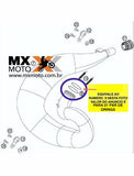 O´ring / Oring - Par Anel De Viton BMS 44x3 Para Curva / Escapamento Motos 2T KTM / HUSQVARNA / HUSABERG - BMS 47984