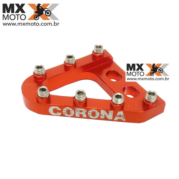 Ponta de Pedal de Freio Corona Laranja para KTM 2004 A 2016