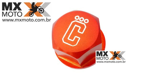Porca de Roda Traseira Laranja para KTM EXC / EXCF / XCFW - 2000 a 2022 - eixo 20mm - Corona