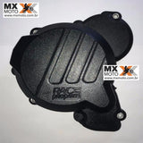 Protetor de Tampa Magneto / Ignição (Preta) - Race Pro Parts para KTM 2T EXC / SX / TPi 250/300 - 17 a 23 / Husqvarna 2T TE/TX/TPi 250/300 17 a 23 -  GAS GAS EX 300 2021 e 23