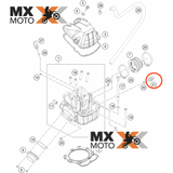 INTERRUPTOR DE PRESSÃO DE ÓLEO LC8 Original KTM 950/990/1190 2003 a 2013 - 60038091100