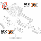 Engrenagem Bomba De Óleo 33 Dentes Original KTM 4T 450/500 2016 a 2022 / Husqvarna 4T 450/501 2018 a 2022 / Gas Gas EX/MC 450 2021 em diante - 79438001033