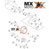 Garfo Marcha 1ª / 3ª Original KTM, Husqvarna e Husaberg - 54834203000