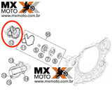 Tampa Da Bomba DAGUA Original KTM 450/500 4T 2012 a 2016 - Husqvarna 450/501 4T 2014 a 2016 - 78135052000