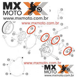 Bucha do Bendix Engrenagem da Partida Elétrica Original KTM 2T 250/300 2009 a 2023 - Husqvarna 2T 2014 a 2023 - Husaberg 2T 12 a 14 - GAS GAS 2T 21 a 23 - 55140030100