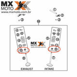 Retentor de Válvula ADM e/ou Escape Original KTM 4T 250 a 500 2007 a 2024 - Husqvarna 4T 250 a 501 2014 a 2024 - GASGAS EC250/350F EX250/350F MC250/350F 2021 a 2024 - 77036027000
