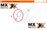 Retentor da Mola da Embreagem Original KTM 2T/4T 250/300/350/450/500 2012 a 2024 - Husqvarna 2T/4T 250 a 501 14 a 24 - Gas Gas 2T/4T 250 a 450 21 a 24 - 78132006200