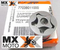 Rotor da Bomba De Oleo 15mm G-164 Original KTM 4T 250/450/525/690 2005 a 2013 - Husaberg FE 250 13/14  - 77038011000