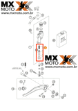 KIT de Reparo Cilindro de Freio Traseiro para KTM 02 a 12 - Husaberg 09 a 11 - All Balls 18-1028