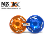 Tampa de Óleo Motor BMS para KTM  07/19 - Husaberg 12/14 - Husqvarna 14/19 - Azul e Laranja - BMS 47338 / 47337