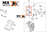 Map Sensor Original KTM 250/350/450/500 2011 a 2016 - Husqvarna FE 250/350/501 14 a 16 - Husaberg 2009 a 2014- 81241085044