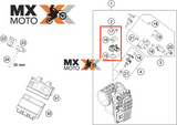 Map Sensor Original KTM 250/350/450/690 2007 a 2022 - Husqvarna 250/350/450/701 14 a 22 - GAS GAS 250/350/450/700 21 a 23 - 75041085044