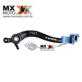 Pedal de Freio Traseiro KTM SX / SXF / XCF 16 - XCW / EXC / EXCF 2017 em diante - Husqvarna 2017 - Tusk - Laranja ou Azul.