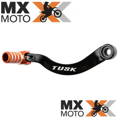 Pedal do Câmbio / Marcha em Aluminio ( Preto / Laranja ) Tusk para KTM 690 2007 a 2020 - HUSQVARNA 701 2016 a 2020