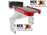 ( No Pix R$ 949,00 ) Suporte Para Celular Corona Racing Guidão Fat Bar 28mm ( Base Baixa ) Serve em Todas as Motos - Cores Variadas